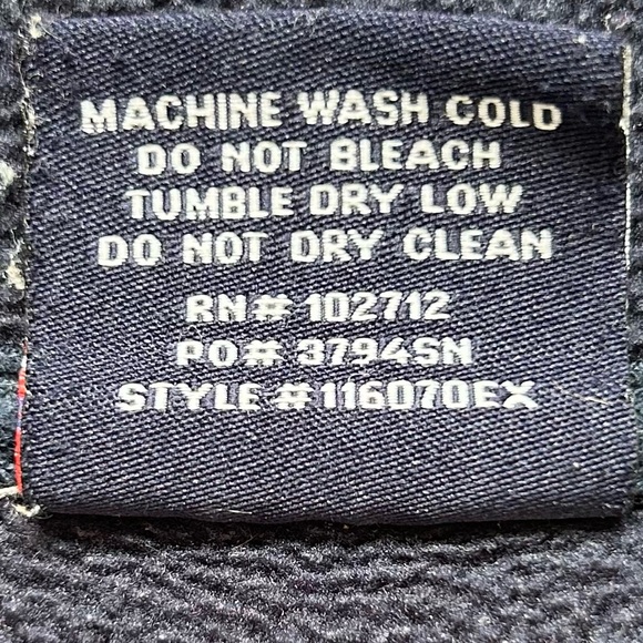 U.S. Polo Assn. Quarter Zip Fleece Jacket White Navy Large Grandadcore - Picture 5 of 9